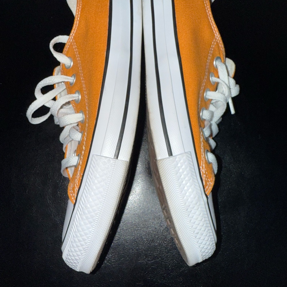 “SOLD” Women Converse Golden Orange All Star Sneakers - Picture 7 of 11